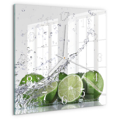 Wanduhr quadratisch Limes