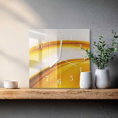 Wanduhr quadratisch Abstrakte Kunst