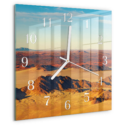 Wanduhr quadratisch Wüste