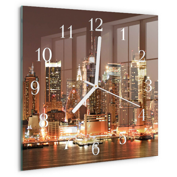 Wanduhr quadratisch Horizont