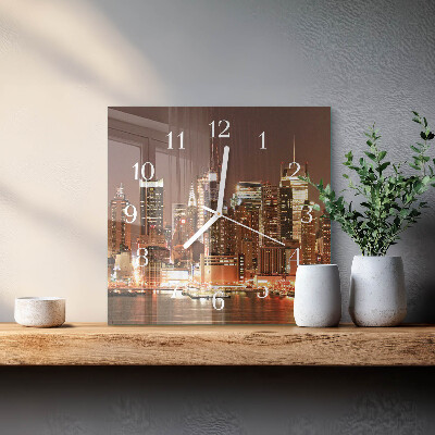 Wanduhr quadratisch Horizont