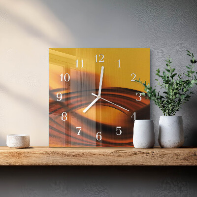 Wanduhr quadratisch Abstraktion