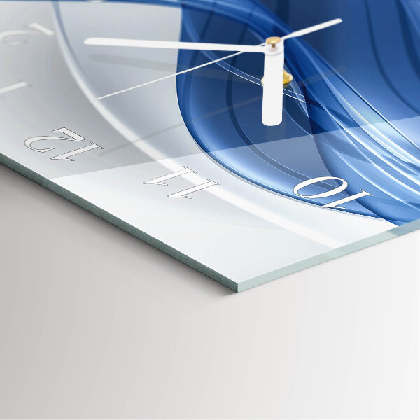 Wanduhr quadratisch Abstrakte Linien