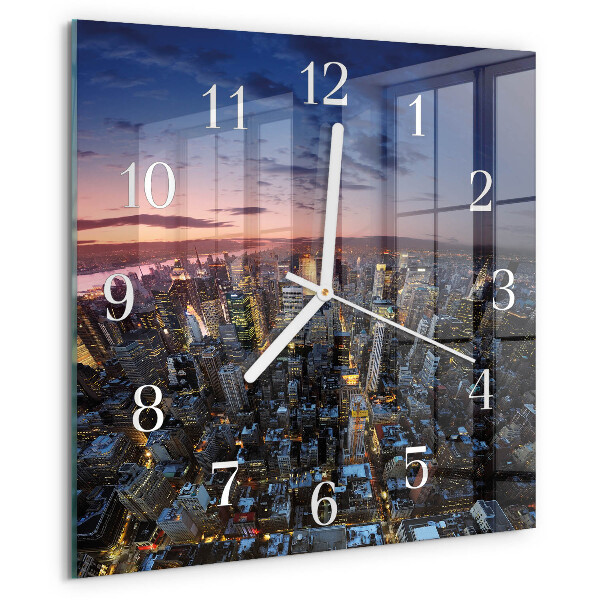 Wanduhr quadratisch Horizont