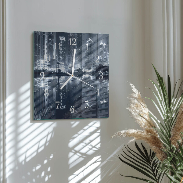 Wanduhr quadratisch Horizont