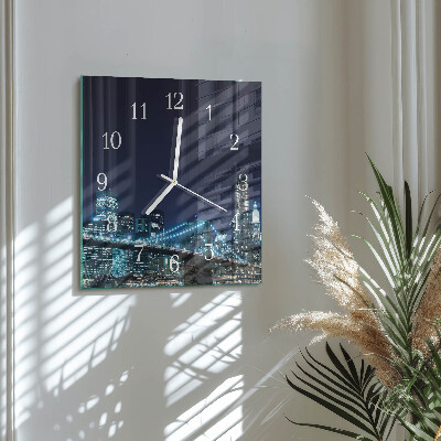 Wanduhr quadratisch Horizont