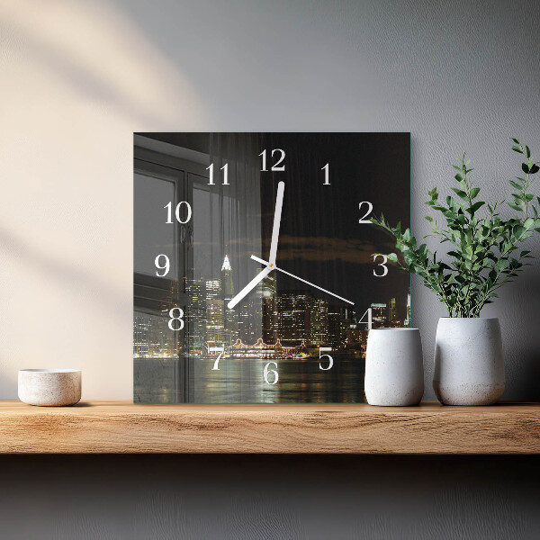 Wanduhr quadratisch Horizont