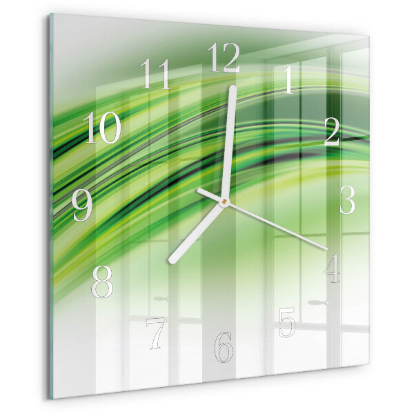 Wanduhr quadratisch Abstrakte Kunst