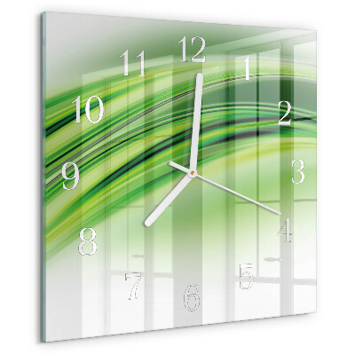 Wanduhr quadratisch Abstrakte Kunst