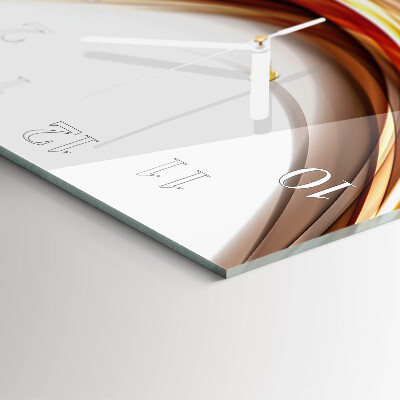 Wanduhr quadratisch Abstrakte Linien