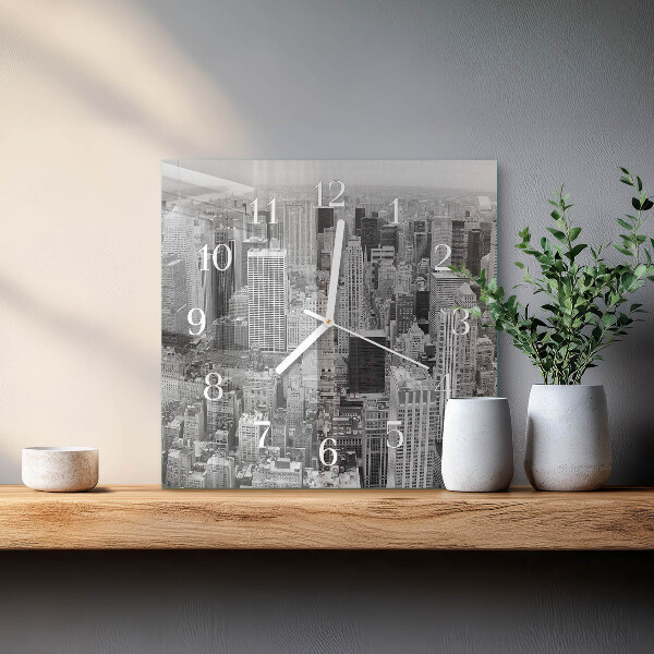 Wanduhr quadratisch Horizont