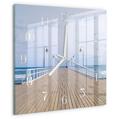 Wanduhr quadratisch Pier