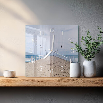Wanduhr quadratisch Pier
