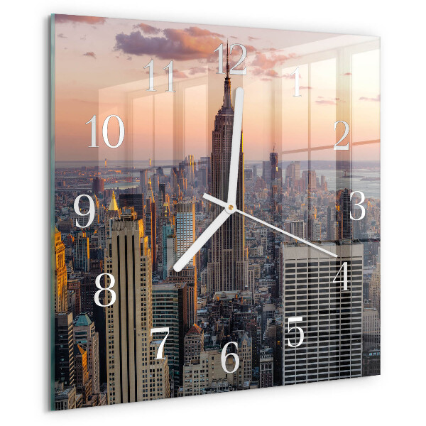 Wanduhr quadratisch Horizont