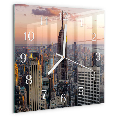 Wanduhr quadratisch Horizont