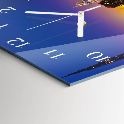Wanduhr quadratisch Horizon Dubai