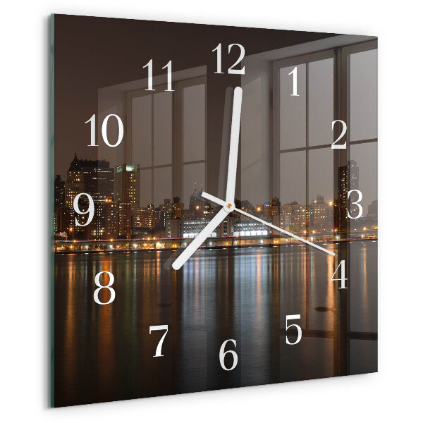 Wanduhr quadratisch Horizont