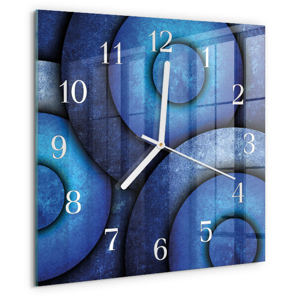 Wanduhr quadratisch Die Kunst der Kreise