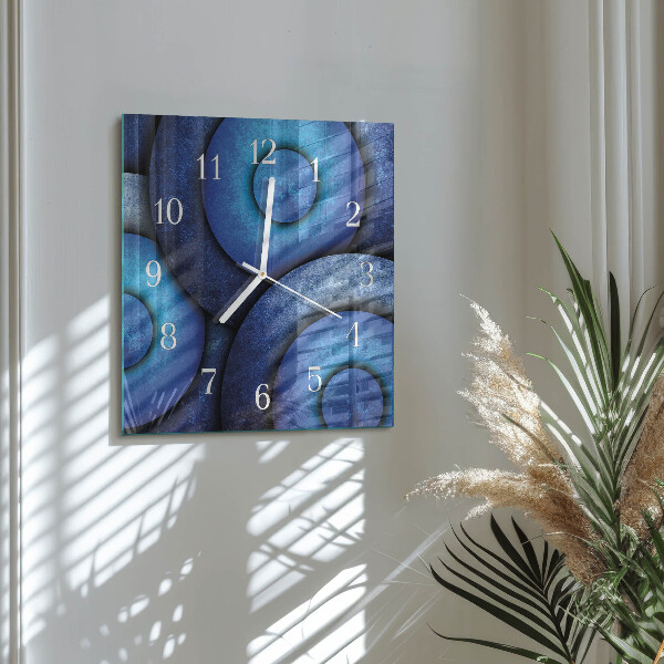 Wanduhr quadratisch Die Kunst der Kreise