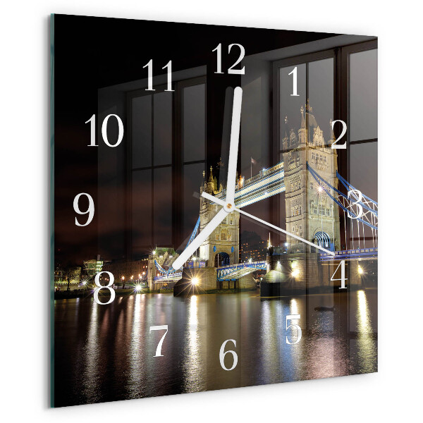 Wanduhr quadratisch London Bridge