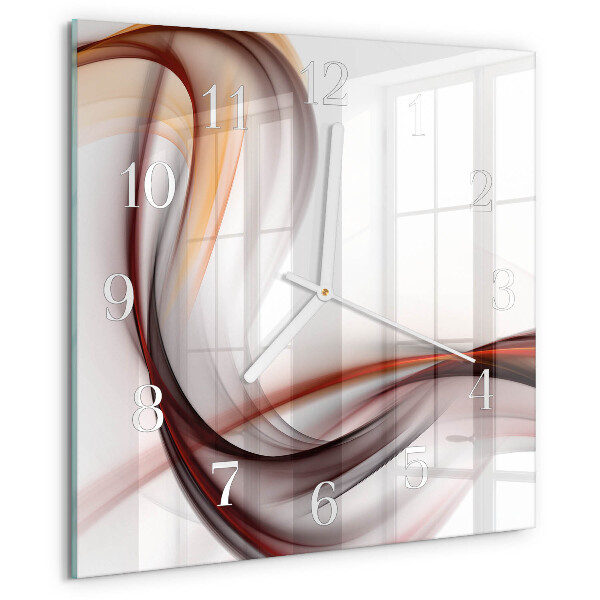 Wanduhr quadratisch Abstraktion