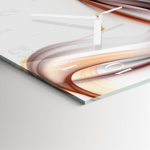 Wanduhr quadratisch Abstraktion