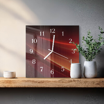 Wanduhr quadratisch Abstraktion