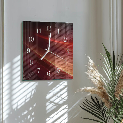 Wanduhr quadratisch Abstraktion
