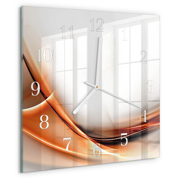 Wanduhr quadratisch Abstraktion
