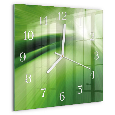 Wanduhr quadratisch Abstraktion