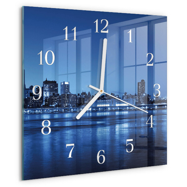 Wanduhr quadratisch Horizont