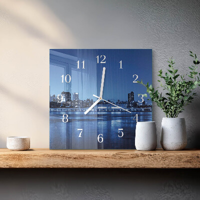 Wanduhr quadratisch Horizont