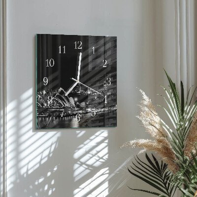 Wanduhr quadratisch Sydney Horizon