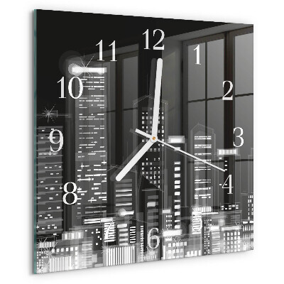 Wanduhr quadratisch Horizont