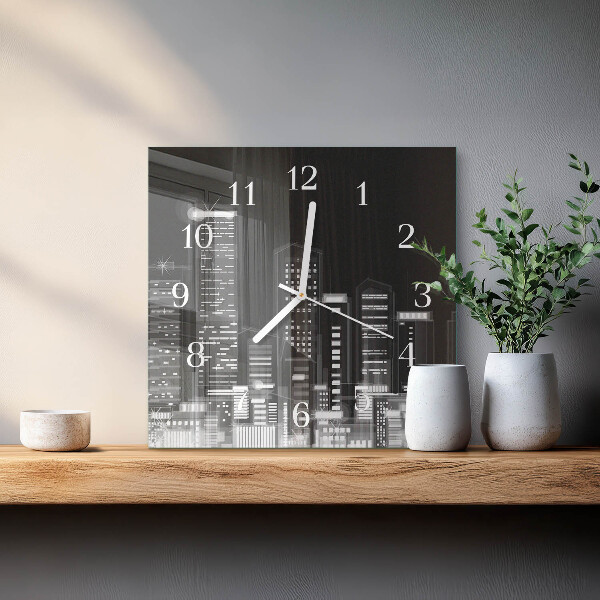 Wanduhr quadratisch Horizont