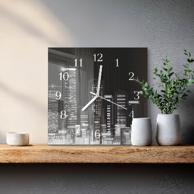 Wanduhr quadratisch Horizont