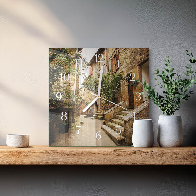 Wanduhr quadratisch Avenue Palms