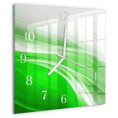 Wanduhr quadratisch Abstraktion