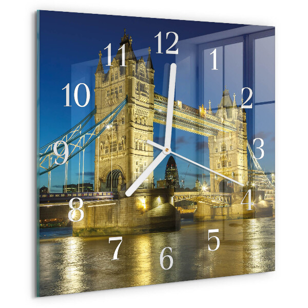 Wanduhr quadratisch London Bridge