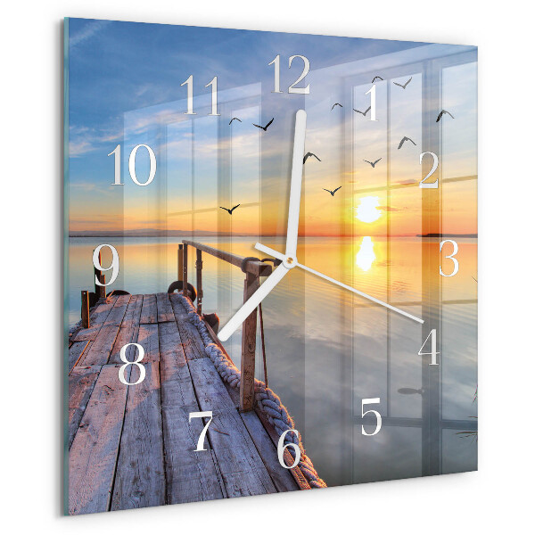 Wanduhr quadratisch Pier