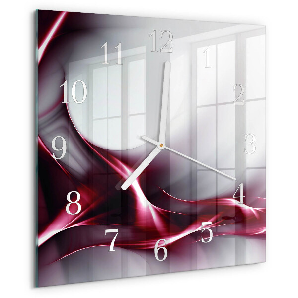 Wanduhr quadratisch Abstraktion
