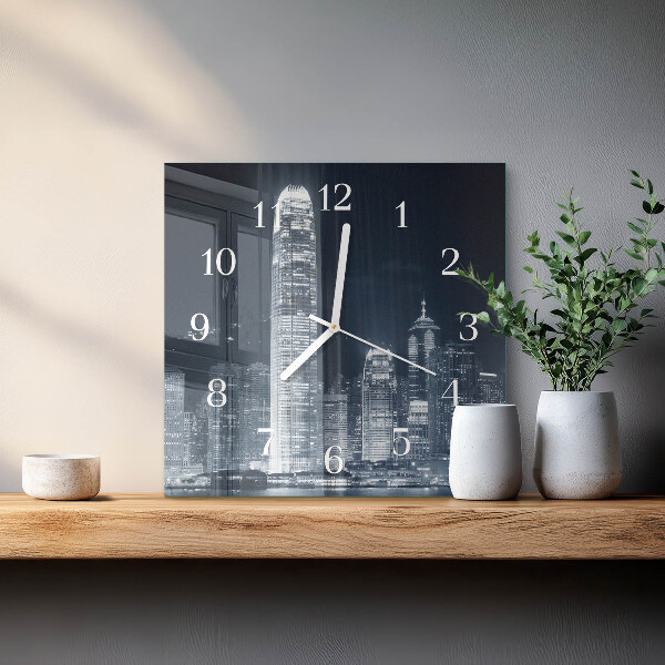 Wanduhr quadratisch Horizont
