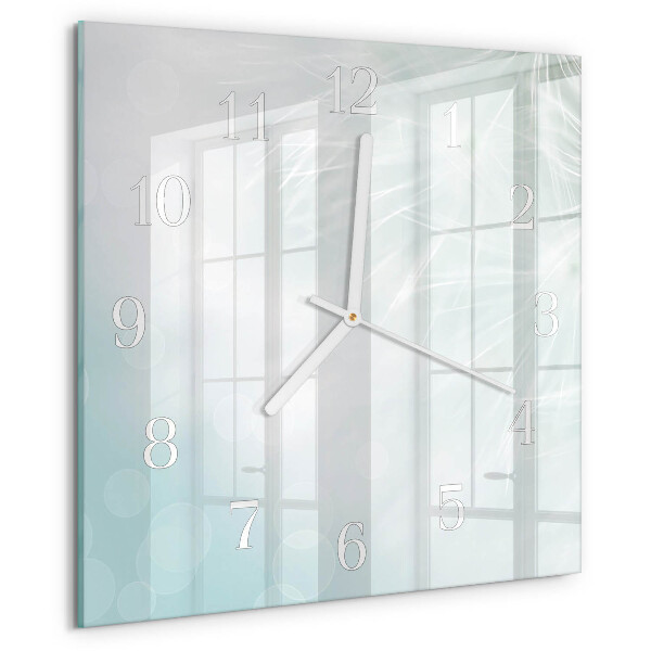Wanduhr quadratisch Abstraktion