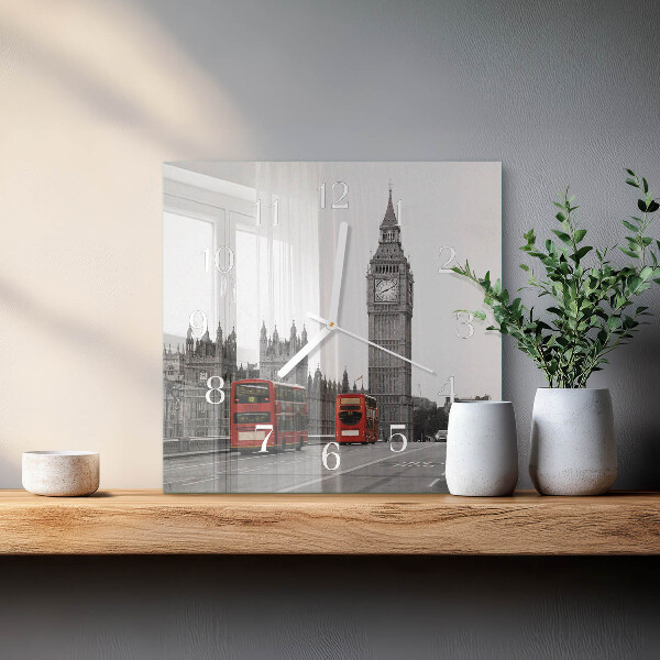 Wanduhr quadratisch London
