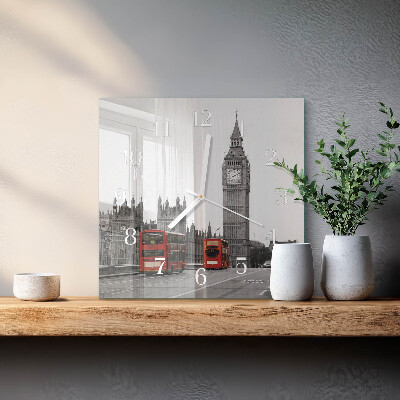 Wanduhr quadratisch London