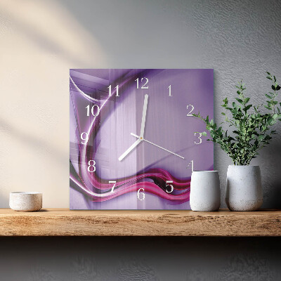 Wanduhr quadratisch Abstraktion