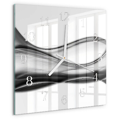 Wanduhr quadratisch Abstraktion