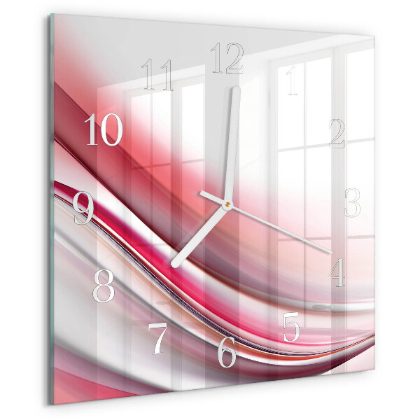 Wanduhr quadratisch Abstraktion