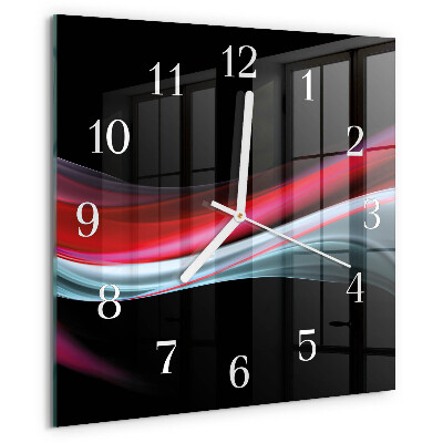 Wanduhr quadratisch Abstraktion