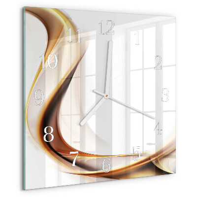 Wanduhr quadratisch Abstraktion